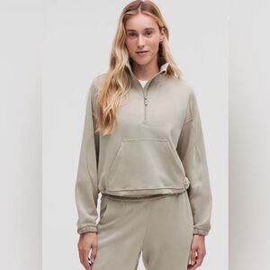 Lululemon Brushed Softstreme Half Zip NWT size Medium